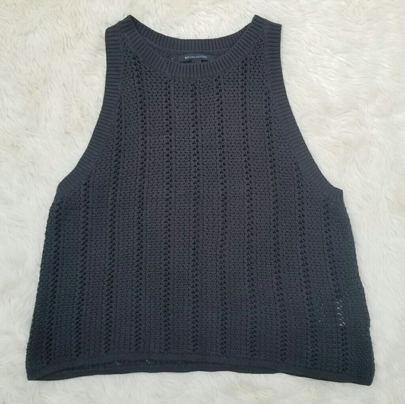 Banana Republic Tops - Banana Republic boxy sweater tank top Small